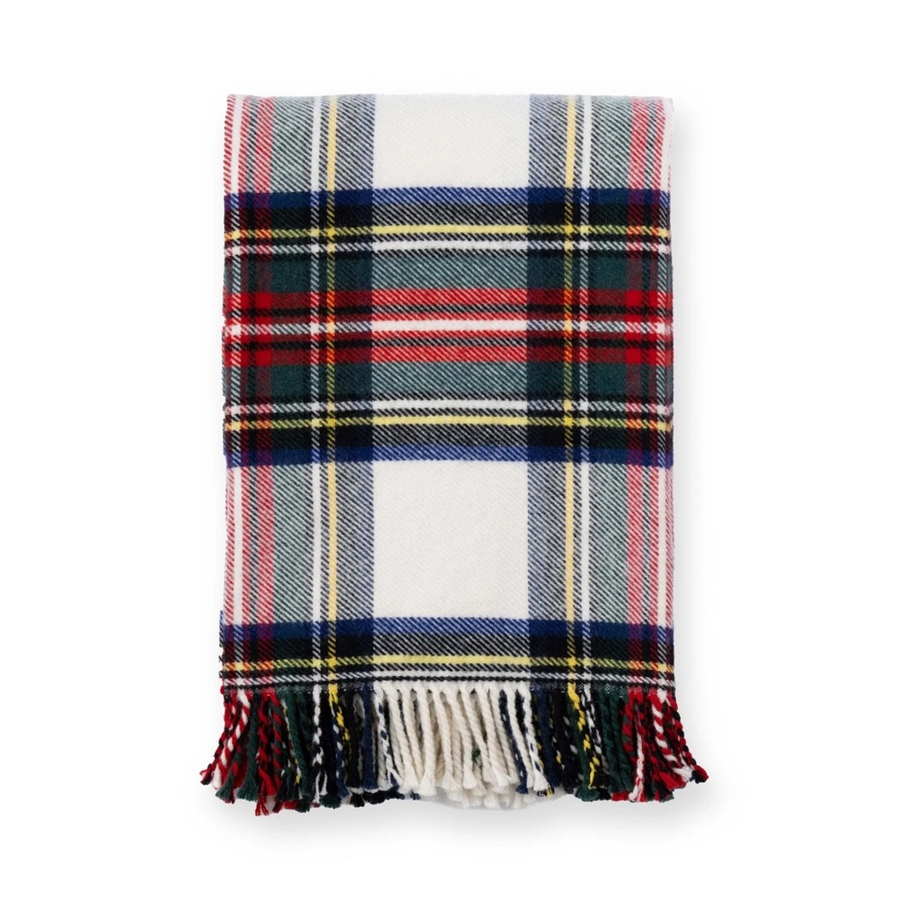 100% Lambswool Tartan Scarf